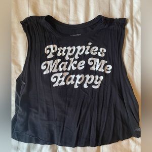 Puppies Make me Happy tank